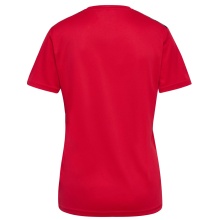 hummel Sport-Shirt hmlAUTHENTIC Jersey (100% Polyester) Kurzarm rot Damen