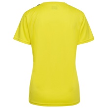 hummel Sport-Shirt hmlAUTHENTIC Jersey (100% Polyester) Kurzarm gelb Damen