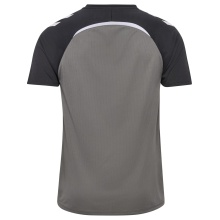 hummel Sport-Tshirt hmlLEAD 2.0 Jersey (rec. Polyester, schnelltrocknend) grau/schwarz Herren