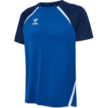 hummel Sport-Tshirt hmlLEAD 2.0 Jersey (rec. Polyester, schnelltrocknend) blau/marineblau Herren