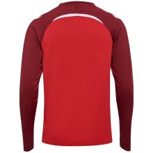 hummel Sport-Langarmshirt hmlLEAD 2.0 Crew Sweat (atmungsaktiv) rot Herren