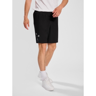 hummel Sporthose hmlACTIVE COURT Wov Shorts (hoher Tragekomfort) kurz schwarz Herren