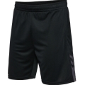 hummel Sporthose hmlACTIVE PL Shorts (elastischer Bund mit Kordelzug) kurz schwarz Herren