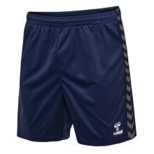 hummel Sporthose hmlAUTHENTIC PL Shorts (100% Polyester) kurz marineblau Herren