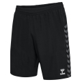 hummel Sporthose hmlAUTHENTIC Woven Shorts (mit Reißverschlusstaschen) kurz schwarz Herren