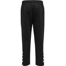 hummel Sporthose hmlCORE XK Poly Pants (Polyester-Sweatstoff, mit Reißverschlusstaschen) Lang schwarz Kinder