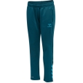 hummel Sporthose hmlCORE XK Poly Pants (Polyester-Sweatstoff, mit Reißverschlusstaschen) Lang coralblau Kinder