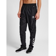 hummel Sporthose hmlCORE XK Poly Pants (Polyester-Sweatstoff, mit Reißverschlusstaschen) Lang schwarz Herren