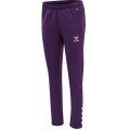 hummel Sporthose hmlCORE XK Poly Pants (Polyester-Sweatstoff, mit Reißverschlusstaschen) lang violett Damen