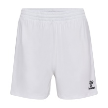 hummel Sporthose hmlESSENTIAL Shorts (angenehmes Tragegefühl) kurz weiss Damen