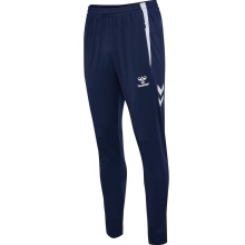 hummel Sporthose hmlLEAD 2.0 Training Pant (rec. Polyester, mit Reißverschlusstaschen) lang marineblau Herren