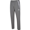 hummel Sporthose hmlLEAD 2.0 Woven Pant (rec. Polyester, atmungsaktiv) lang grau Herren