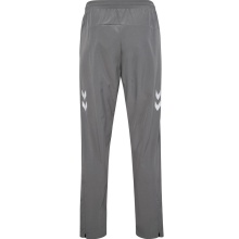 hummel Sporthose hmlLEAD 2.0 Woven Pant (rec. Polyester, atmungsaktiv) lang grau Herren