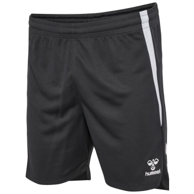 hummel Sporthose hmlLEAD 2.0 Shorts (rec. Polyester, schnelltrocknend) kurz asphaltgrau Herren