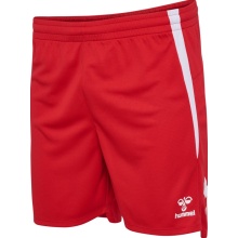 hummel Sporthose hmlLEAD 2.0 Shorts (rec. Polyester, schnelltrocknend) kurz rot Herren