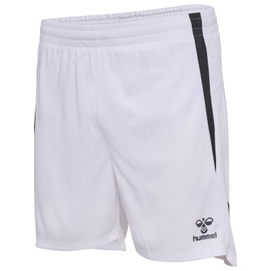 hummel Sporthose hmlLEAD 2.0 Shorts (rec. Polyester, schnelltrocknend) kurz weiss Herren