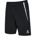 hummel Sporthose hmlLEAD 2.0 Woven Shorts (rec. Polyester, atmungsaktiv) kurz schwarz Herren