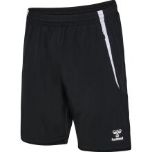 hummel Sporthose hmlLEAD 2.0 Woven Shorts (rec. Polyester, atmungsaktiv) kurz schwarz Herren