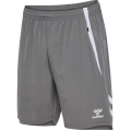 hummel Sporthose hmlLEAD 2.0 Woven Shorts (rec. Polyester, atmungsaktiv) kurz grau Herren