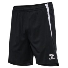 hummel Sporthose hmlLEAD 2.0 Training Shorts (rec. Polyester, mit Reißverschlusstaschen) kurz schwarz Herren