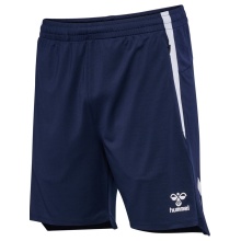 hummel Sporthose hmlLEAD 2.0 Training Shorts (rec. Polyester, mit Reißverschlusstaschen) kurz marineblau Herren