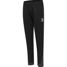 hummel Sporthose hmlLEAD Poly Pants (Seitentaschen, dehnbarer Sweatstoff) Lang schwarz Kinder