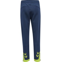 hummel Sporthose hmlLEAD Poly Pants (Seitentaschen, dehnbarer Sweatstoff) Lang darkblau Kinder