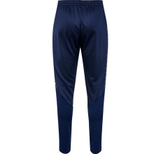 hummel Sporthose hmlSTALTIC Training Pant (Interlock-Stoff) Lang marineblau/grün Herren