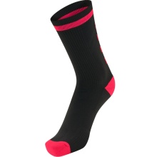 hummel Sportsocke Elite Indoor Low schwarz/pink - 1 Paar