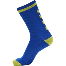 hummel Sportsocke Elite Indoor Low dunkelblau/gelb - 1 Paar