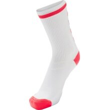 hummel Sportsocke Elite Indoor Low weiss/pink - 1 Paar