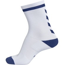 hummel Sportsocke Elite Indoor Low weiss/dunkelblau - 1 Paar