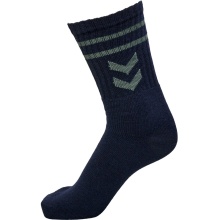 hummel Sportsocken Crew weiss/magnetgrau/marineblau - 3 Paar