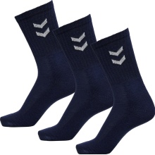 hummel Sportsocken Crew Basic marineblau - 3 Paar