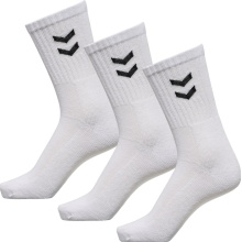 hummel Sportsocken Crew Basic weiss - 3 Paar