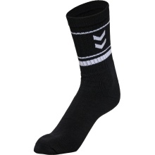 hummel Sportsocken hmlSTRIPE Crew schwarz - 3 Paar