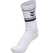 hummel Sportsocken hmlSTRIPE Crew weiss/marineblau - 3 Paar