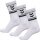 hummel Sportsocken hmlSTRIPE Crew weiss/schwarz - 3 Paar