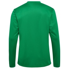 hummel Sport-Langarmshirt hmlESSENTIAL Sweatshirt (Interlock-Stoff) grün Herren