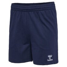 hummel Freizeithose hmlGO 2.0 Sweatshorts (Bio-Baumwolle) kurz marineblau Damen