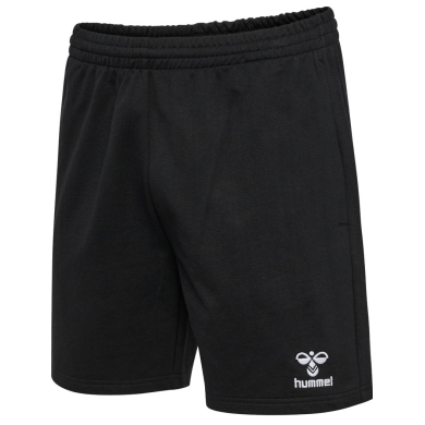 hummel Freizeithose hmlGO 2.0 Sweatshorts (Bio-Baumwolle) kurz schwarz Herren