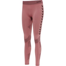 hummel Funktionsunterwäsche Sport-Tight Seamless nahtlos (atmungsaktiv, enganliegend) lang rosa Damen