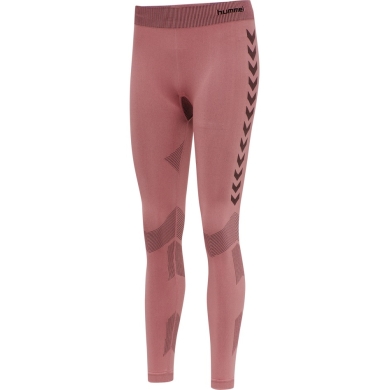 hummel Funktionsunterwäsche Sport-Tight Seamless nahtlos (atmungsaktiv, enganliegend) lang rosa Damen