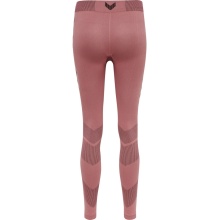 hummel Funktionsunterwäsche Sport-Tight Seamless nahtlos (atmungsaktiv, enganliegend) lang rosa Damen