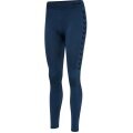 hummel Funktionsunterwäsche Sport-Tight Seamless nahtlos (atmungsaktiv, enganliegend) lang denimblau Damen