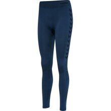 hummel Funktionsunterwäsche Sport-Tight Seamless nahtlos (atmungsaktiv, enganliegend) lang denimblau Damen