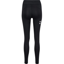 hummel Sport-Tight hmlCOURT Poly Tights (enganliegend, höchster Tragekomfort) lang schwarz Damen