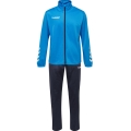 hummel Trainingsanzug hmlPROMO Poly (Jacke und Hose) hellblau/marineblau Herren