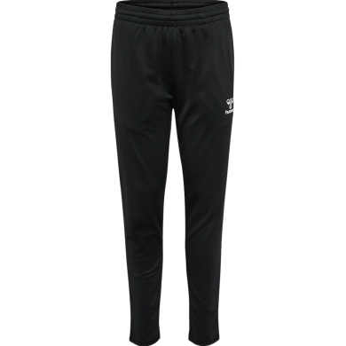 hummel Trainingshose hmlESSENTIAL Pant (Interlock-Stoff) lang schwarz Kinder