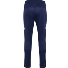 hummel Trainingshose hmlLEAD 2.0 Track Pant (rec. Polyester, mit Reißverschlusstaschen) lang marineblau Herren